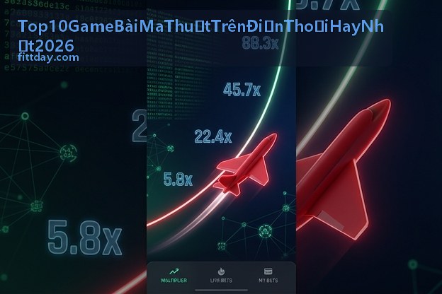 Giao diện game bài ma thuật với các biểu tượng huyền bí