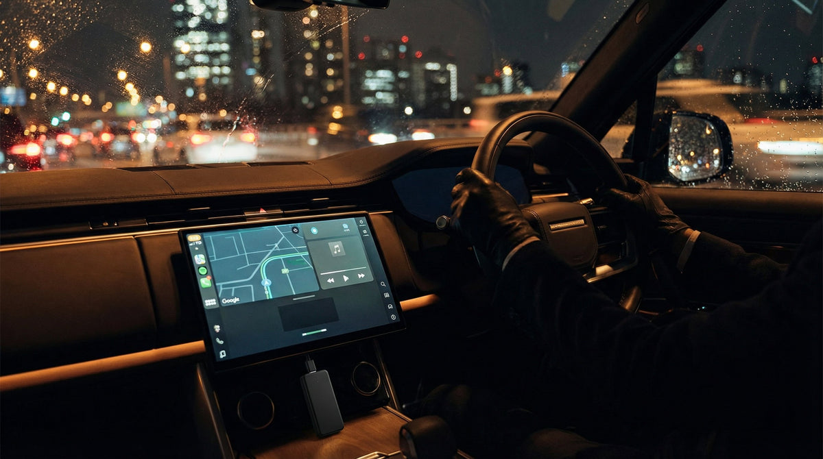 DriveSync AI Box — Wireless CarPlay & Android Auto Adapter